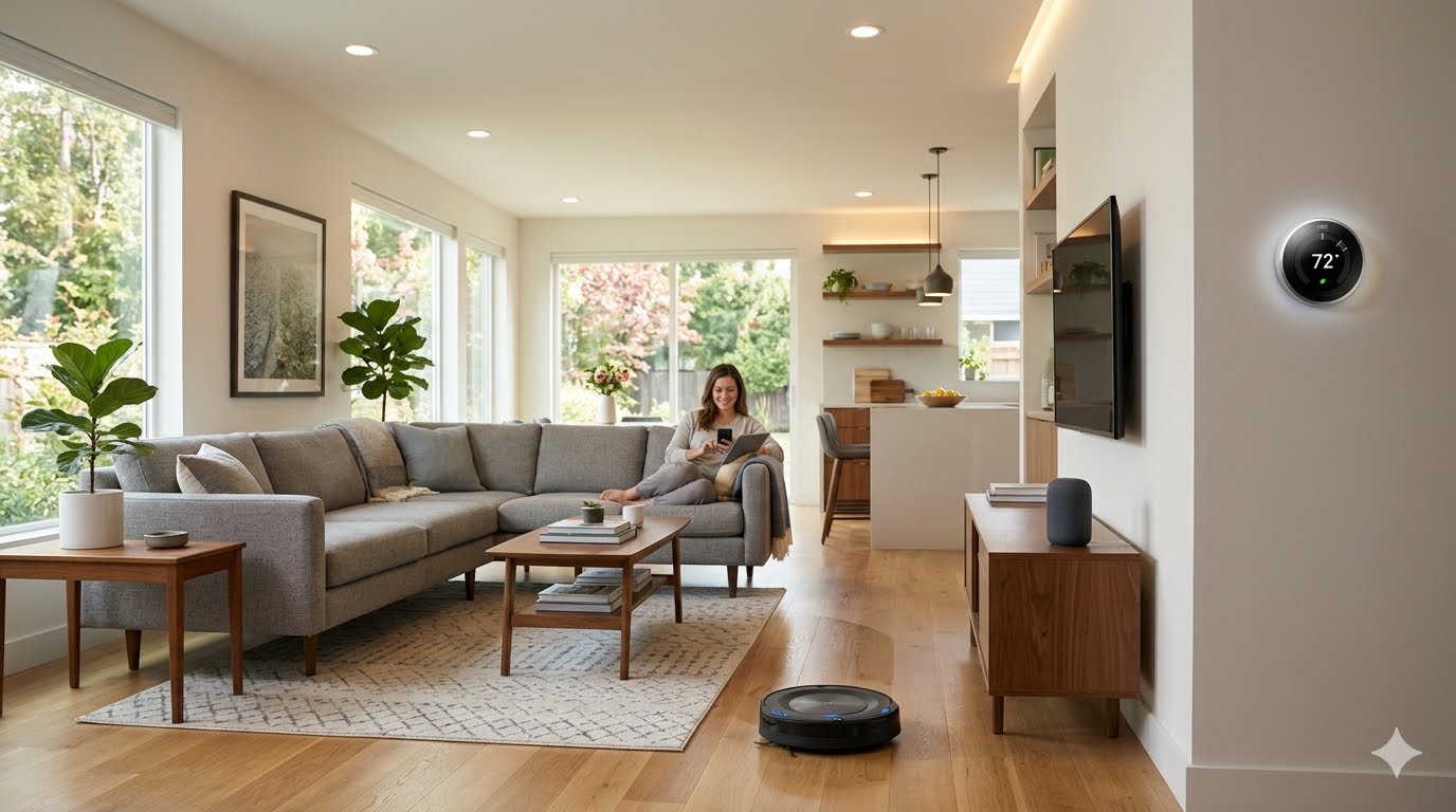 smart home devices automating everyday household tasks
