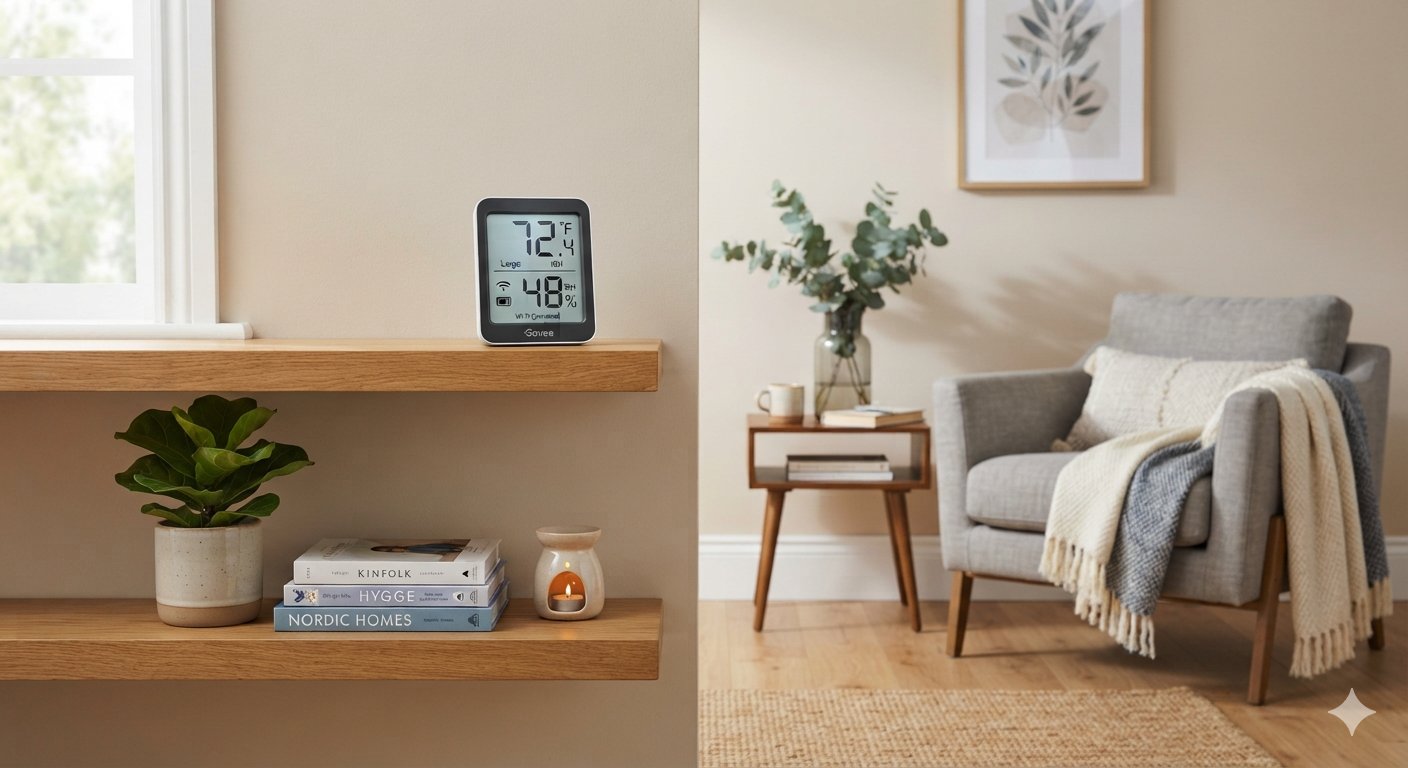 Smart temperature and humidity monitor under $50 for home
