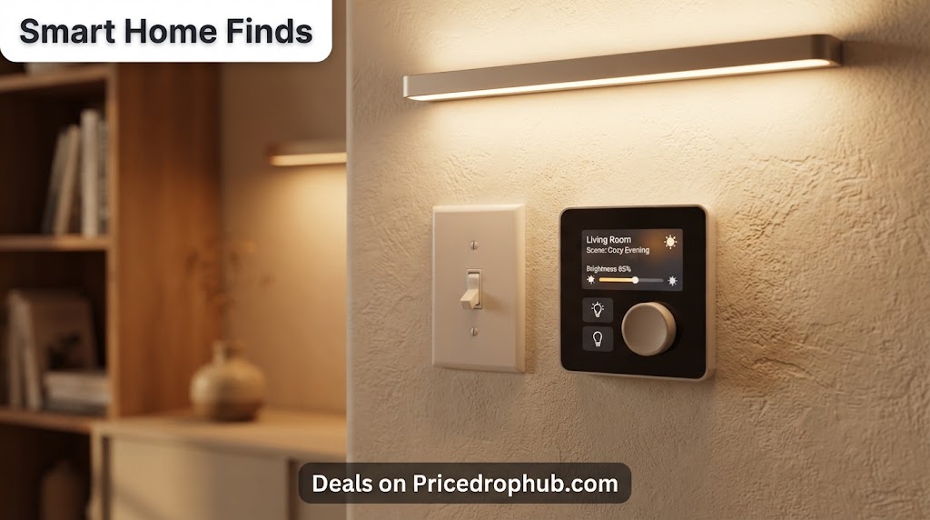Smart lighting switch and dimmer for convenient home automation