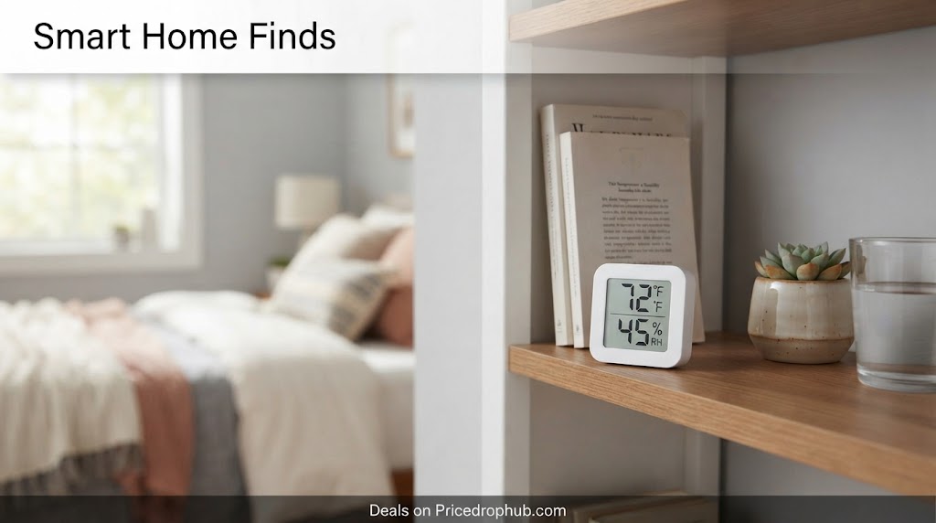 Smart temperature and humidity sensor for indoor home monitoring