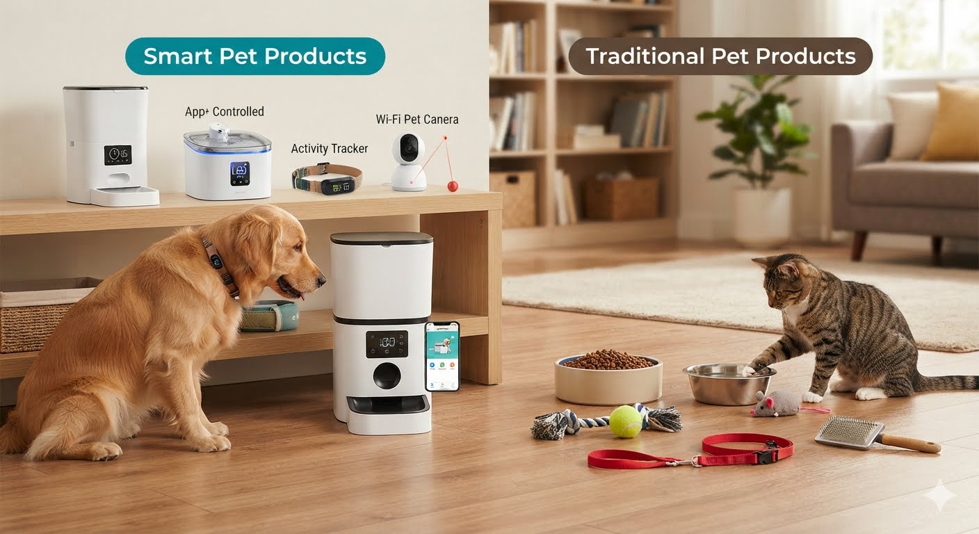 Smart Pet Products vs Traditional Pet Products: Which Is Better?