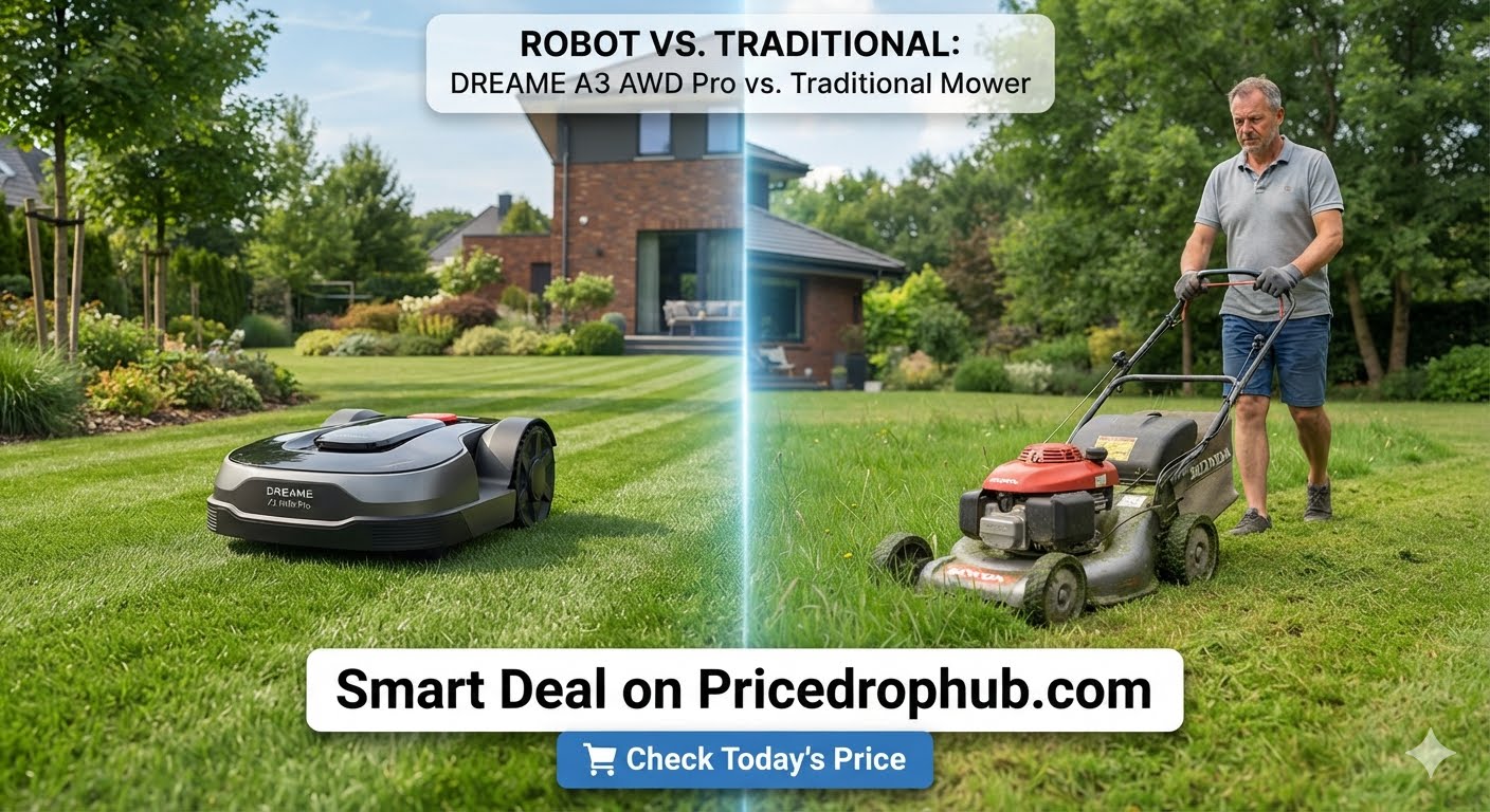 DREAME A3 AWD Pro vs Traditional Lawn Mower: The Smarter Way to Maintain Your Lawn